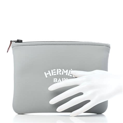 hermes neoprene pouch|hermes bag catalogue.